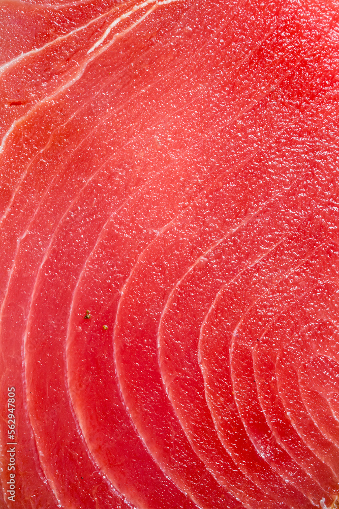Texture of raw tuna. Texture of raw tuna.