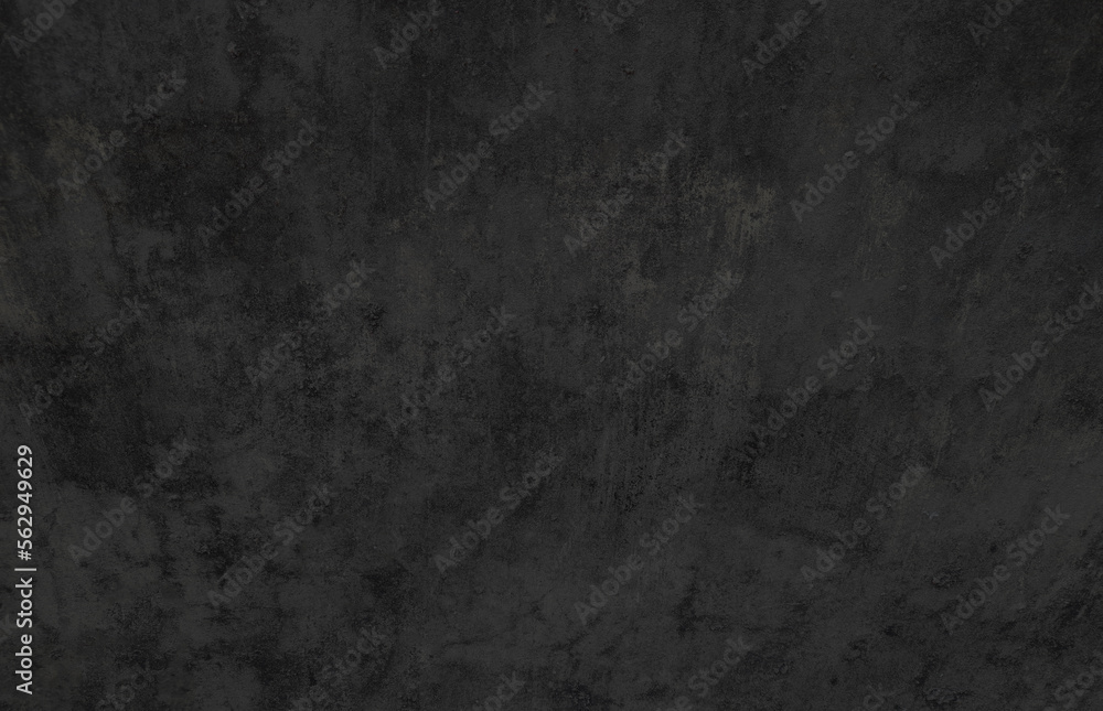 Black grunge texture with dust and scratches, Abstract grunge black wall texture, grainy and scratched stone concrete texture, ancient black background for construction and design.	