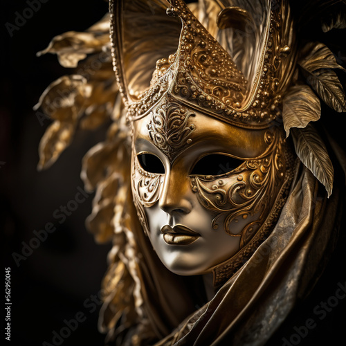 venetian carnival mask, Generative AI, generative AI,  © Image-Love