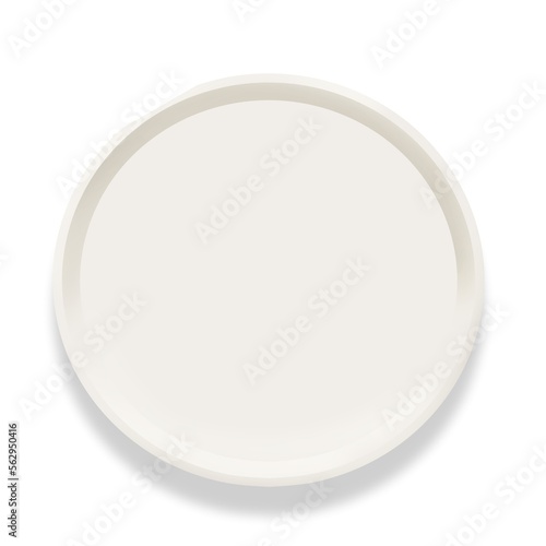 Empty plate illustration