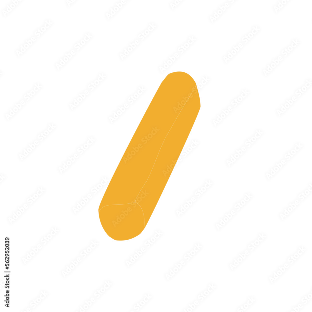 mozzarella stick fries cheese flat illustration mozzarella stick fries cheese flat illustration