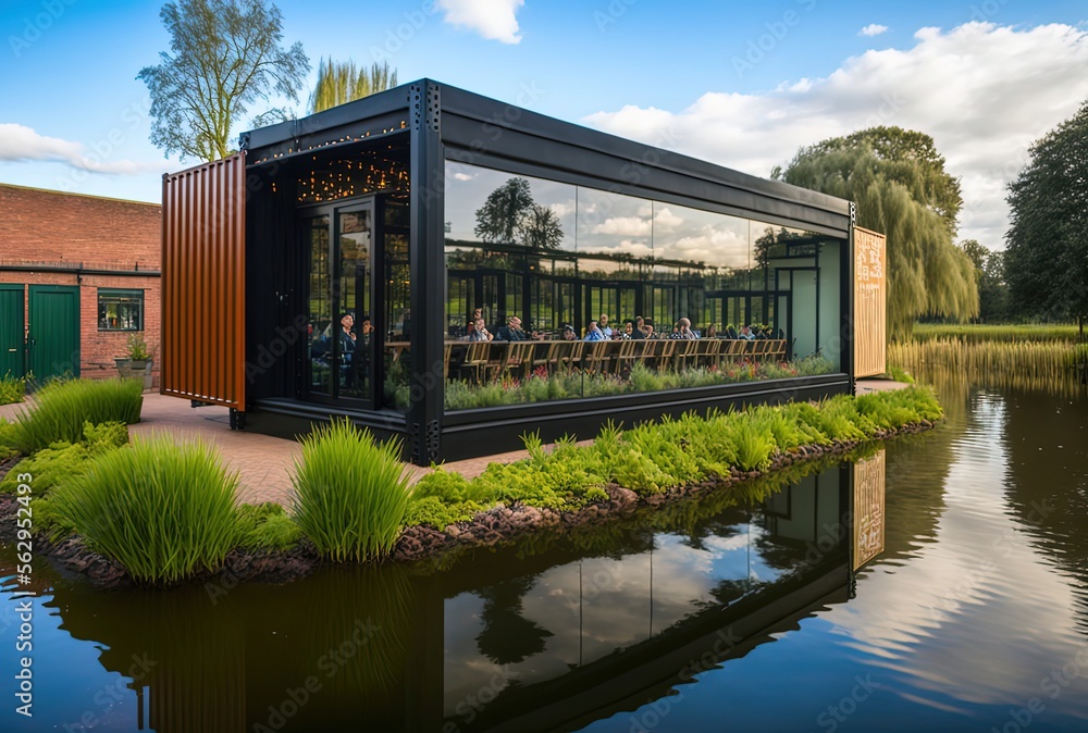 Photo & Art Print container sustainability and recycle , container box ...