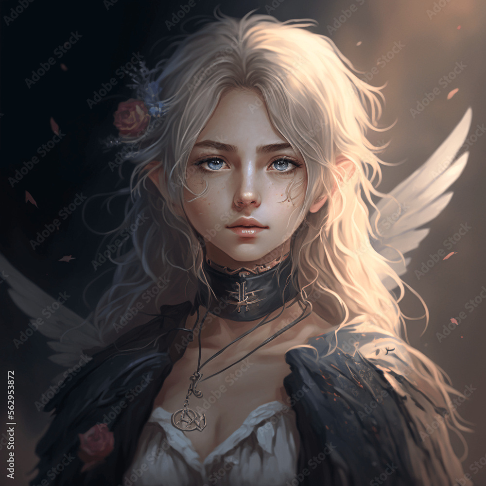 Fototapeta premium Beautiful portrait of an Angle