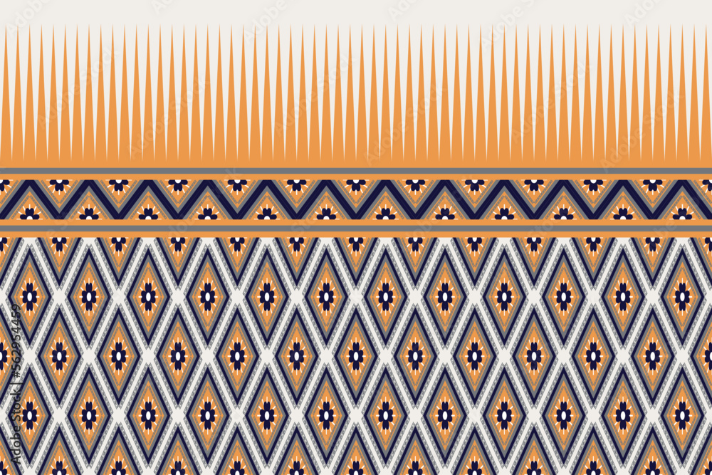 Geometric ethnic pattern traditional Design for background,carpet,wallpaper,clothing,wrapping,Batik,fabric,sarong,Vector illustration embroidery style. Geometric ethnic pattern traditional Design for background,carpet,wallpaper,clothing,wrapping,Batik,fabric,sarong,Vector illustration embroidery style.