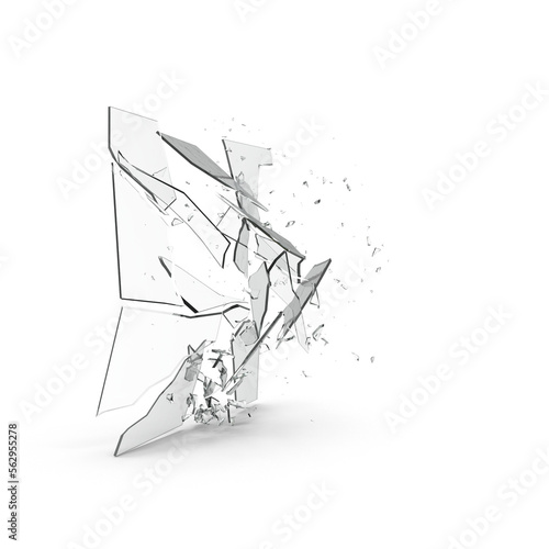 broken glass shattered transparency