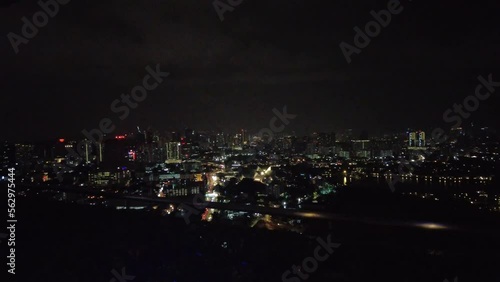 Wallpaper Mural View of the night city of Kuala Lumpur 2 Torontodigital.ca