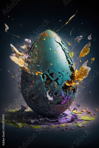 Abstract Easter Egg © Mike Walsh