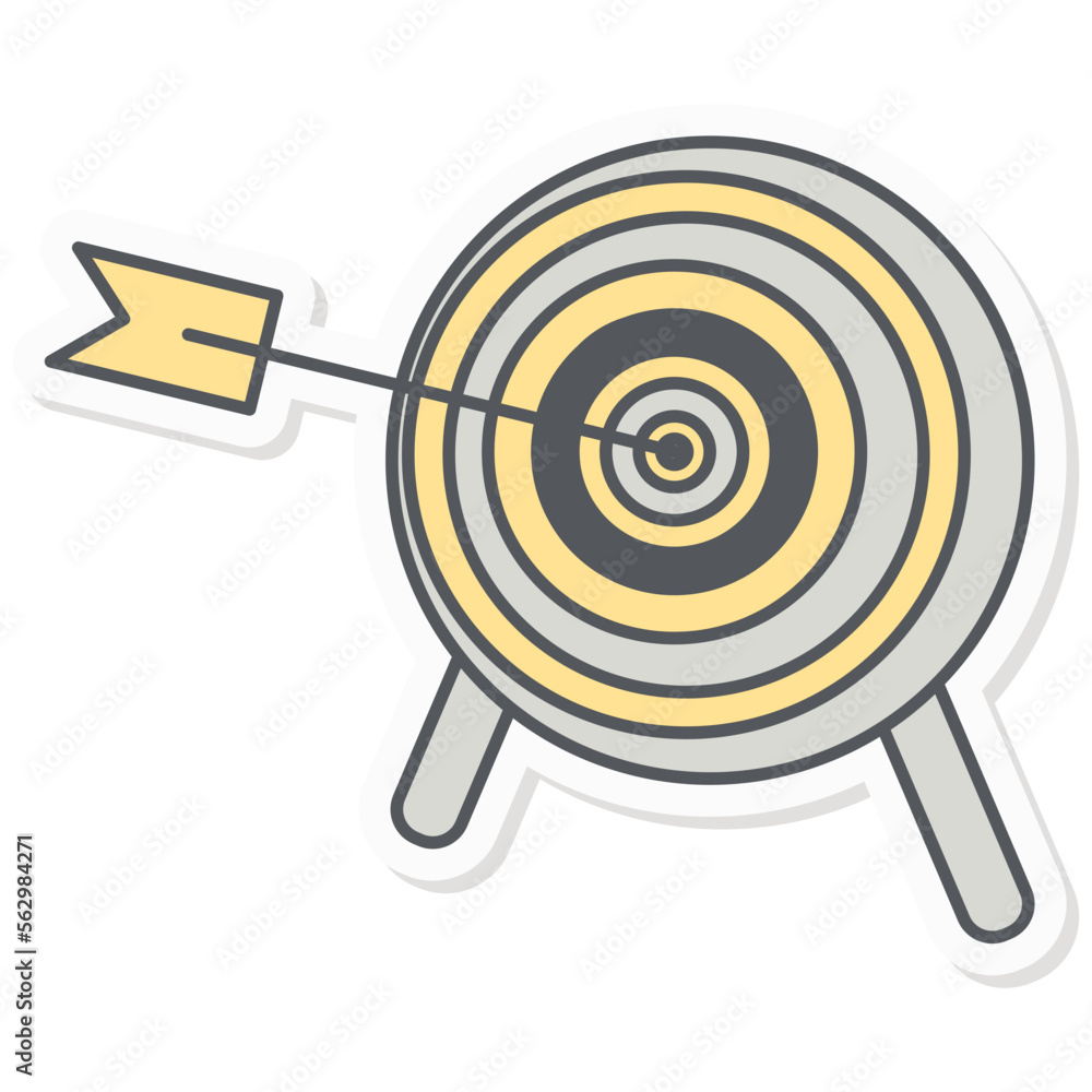 Target Arrow Symbolize Target Company Goal Infographics Sticker Company Budget Presentation Icon Target Arrow Symbolize Target Company Goal Infographics Sticker Company Budget Presentation Icon