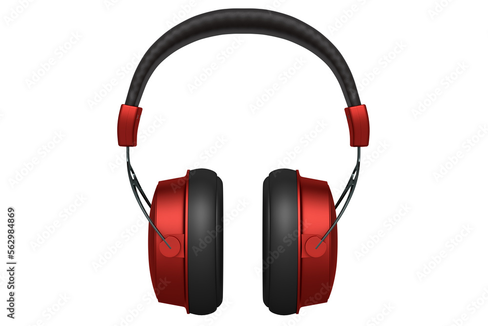 3D rendering of gaming headphones for cloud gaming and streaming 3D rendering of gaming headphones for cloud gaming and streaming