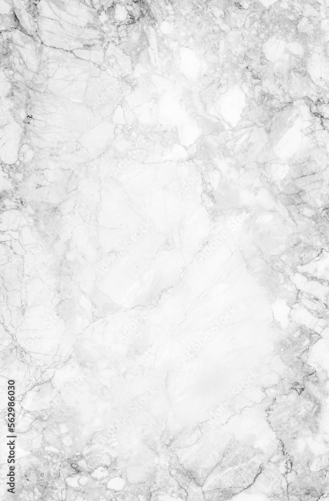Fototapeta premium White and gray marble texture pattern background design for your creative design