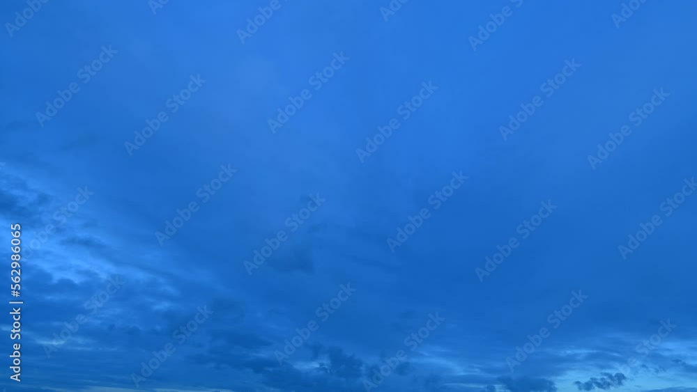Afternoon unsettled weather with moon and stars rising time lapse Afternoon unsettled weather with moon and stars rising time lapse