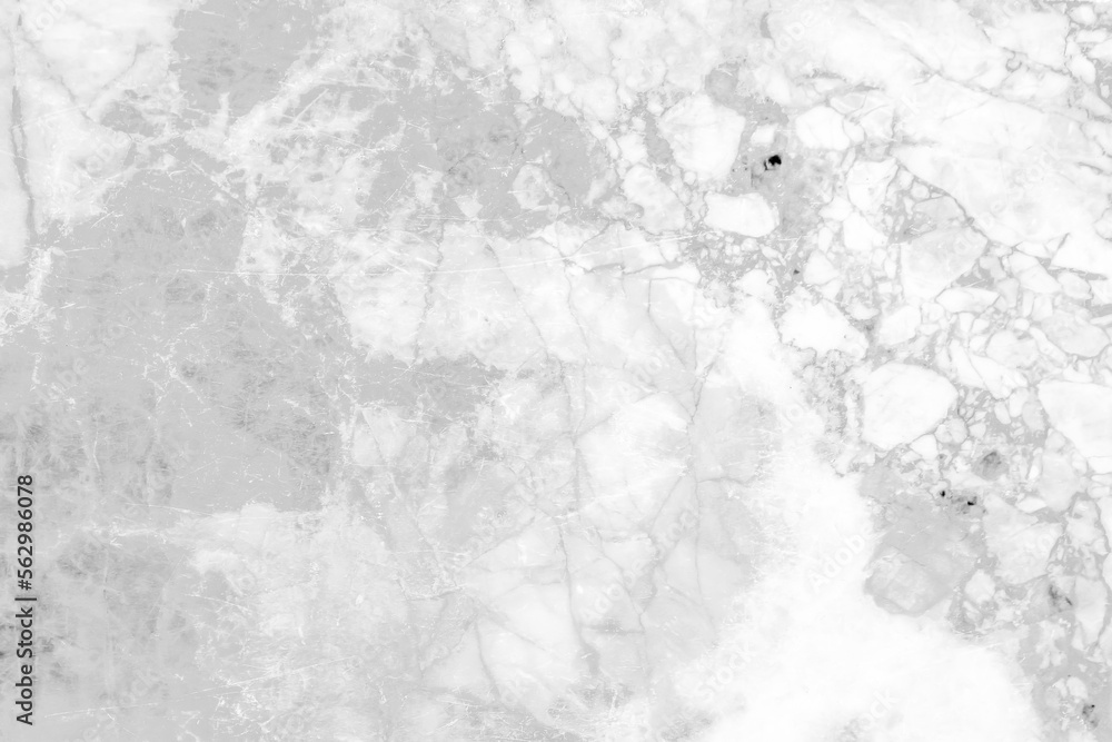 Fototapeta premium White and gray marble texture pattern background design for your creative design