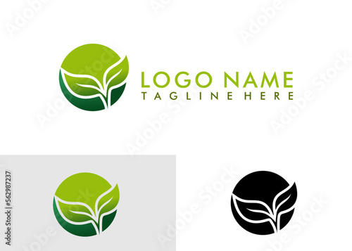 herbal logo vector template, nature logo for nature logo for naturalness 