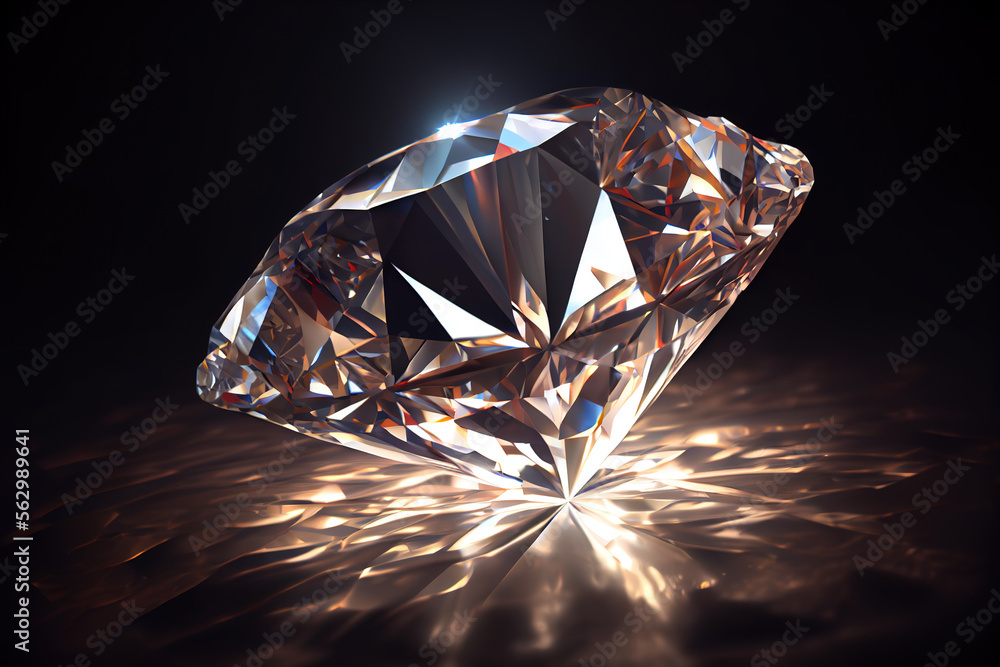 Sparkling diamond background, Generative AI Sparkling diamond background, Generative AI