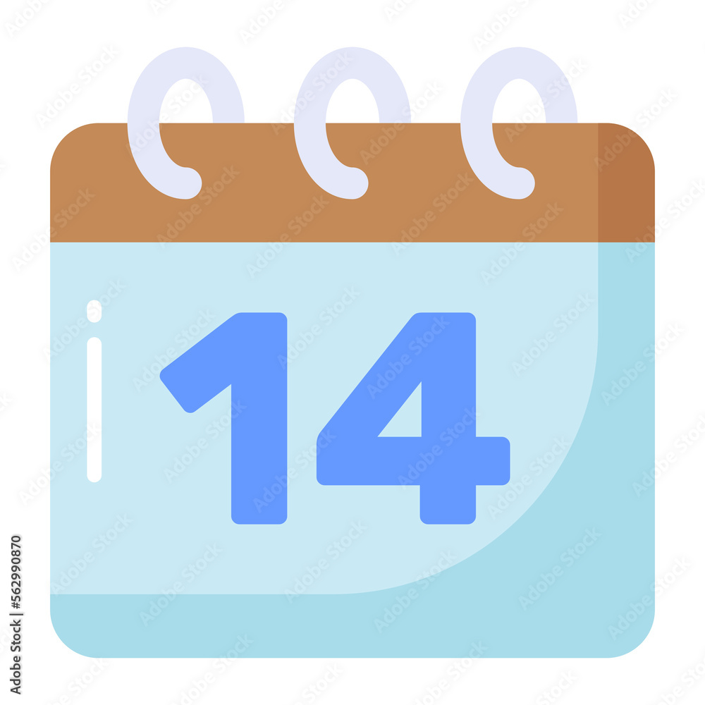 Beautiful and modern vector design of calendar, easy to use Beautiful and modern vector design of calendar, easy to use