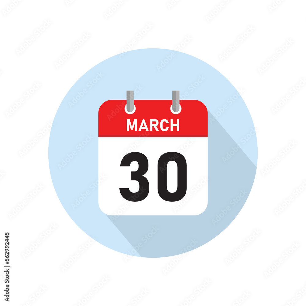 March 30 Concept Design. Vector Illustration. March 30 Concept Design. Vector Illustration.