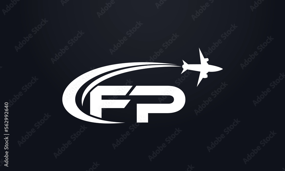 Tour and travel logo design, Airline agency symbol and aviation company monogram vector Tour and travel logo design, Airline agency symbol and aviation company monogram vector