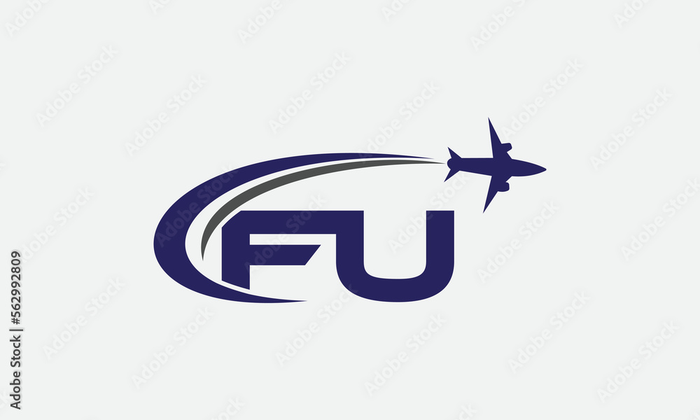 Tour and travel logo design, Airline agency symbol and aviation company monogram vector Tour and travel logo design, Airline agency symbol and aviation company monogram vector