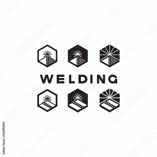

illustration consisting of an image of a welded structure in the form of a symbol or logo