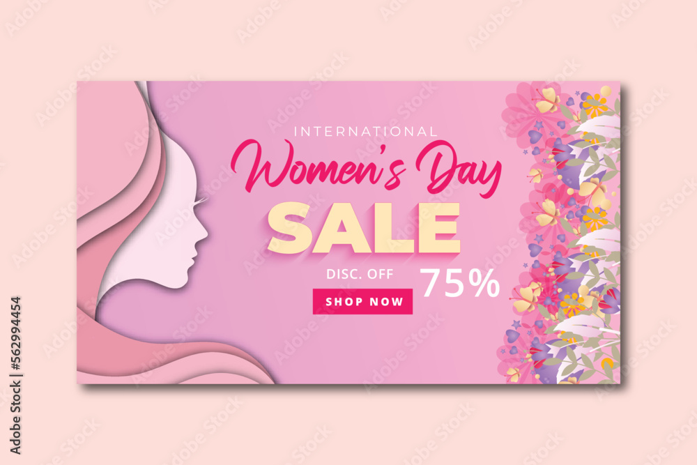 happy women's day flyer poster celebration card banner design template happy women's day flyer poster celebration card banner design template