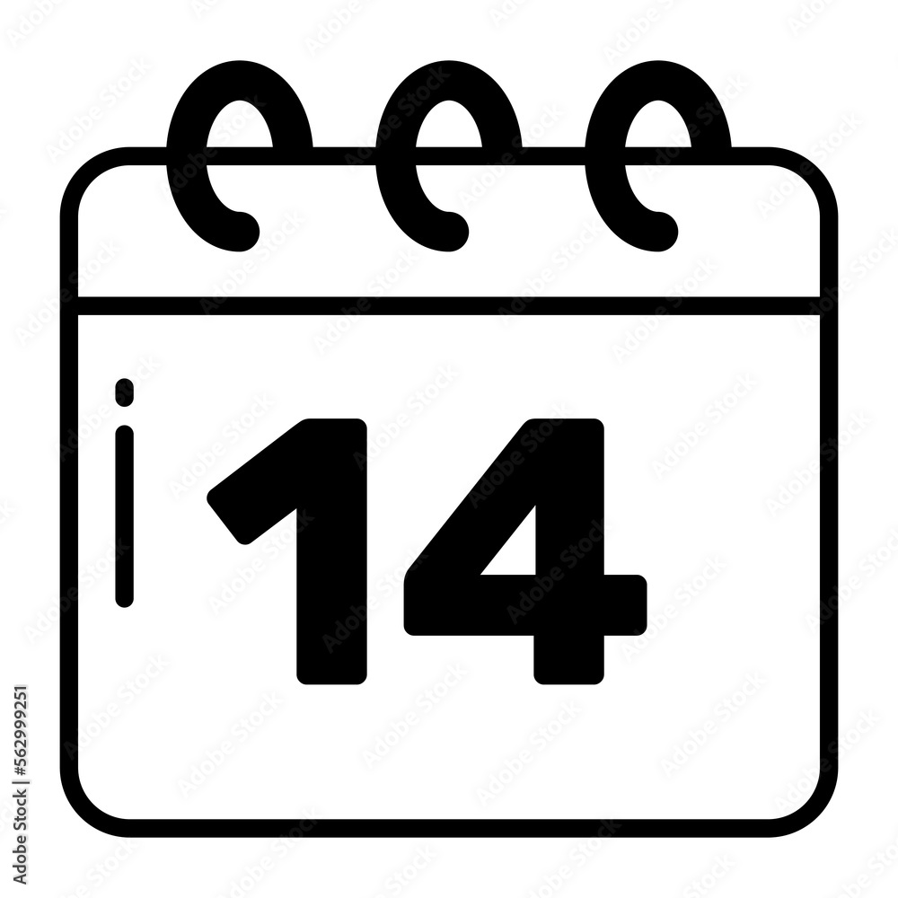 Beautiful and modern vector design of calendar, easy to use Beautiful and modern vector design of calendar, easy to use