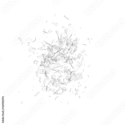 broken glass shattered transparency