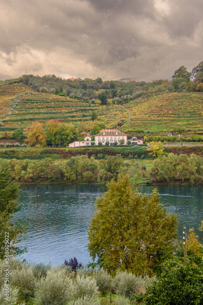 The beautiful landscape of the Douro Valley in Portugal and its unique architecture The beautiful landscape of the Douro Valley in Portugal and its unique architecture