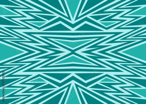 Abstract background with colorful triangle and zigzag lines pattern. Mosaic tile pattern