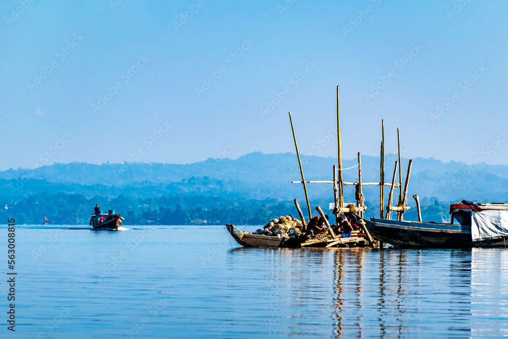Fototapeta premium fishing boats