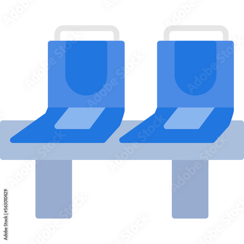 Metro bus Seats Icon