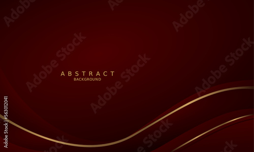 dark red luxury premium background and gold line.