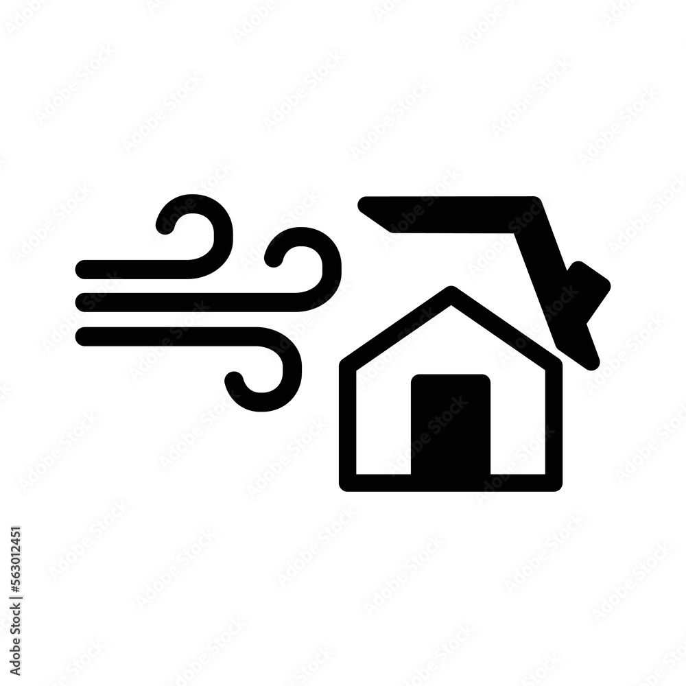 Hurricane disaster icon vector design template Hurricane disaster icon vector design template