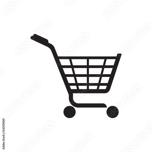 cart and shopping trolley icon, vector illustration design template.
