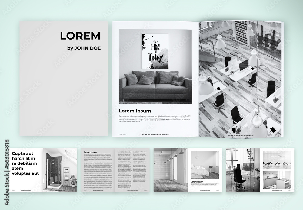 Visual and Detailed Product Catalog Stock Template | Adobe Stock