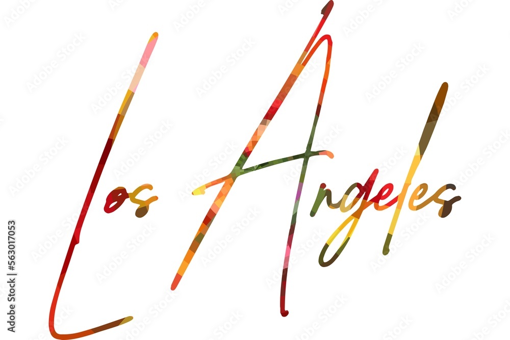 Los Angeles Typography poster. T-shirt fashion Design. Template for poster, print, banner, flyer. Concept for print production. Los Angeles Typography poster. T-shirt fashion Design. Template for poster, print, banner, flyer. Concept for print production.