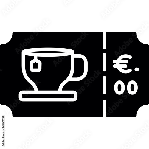 Tea Ticket Icon