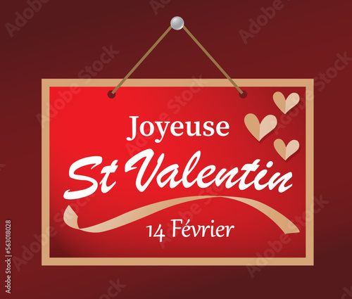 PANCARTE ST VALENTIN V1