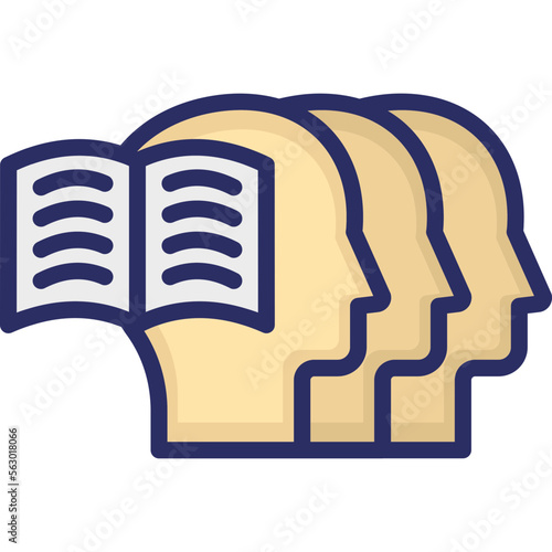 Book, collaboration  Vector Icon which can easily modify or edit

