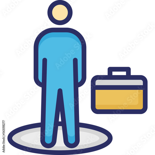 Tourist, Boss Vector Icon which can easily modify or edit
