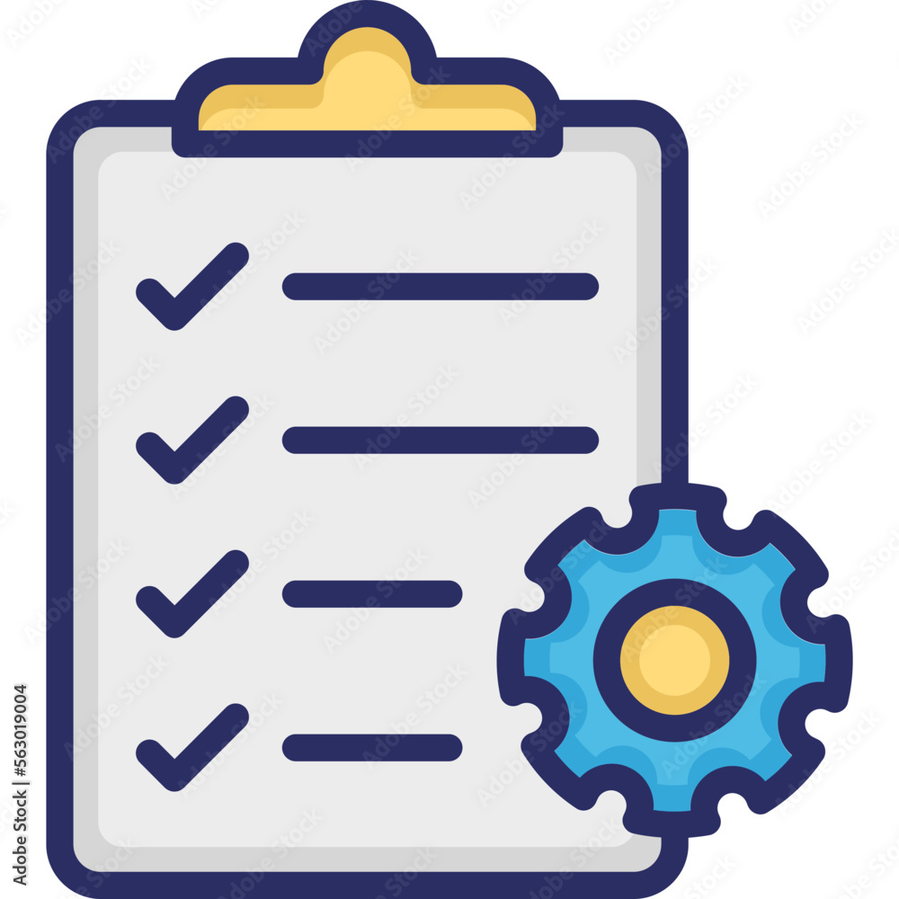 Checklist, cog Vector Icon Fully Editable
Checklist, cog Vector Icon Fully Editable