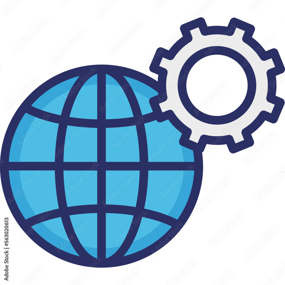 Cogwheel, global management Vector Icon which can easily modify or edit
Cogwheel, global management Vector Icon which can easily modify or edit