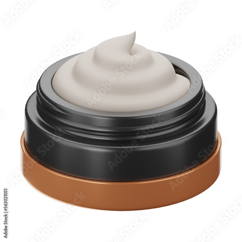 Premium Cosmetic and Beauty cream icon 3d rendering on isolated background