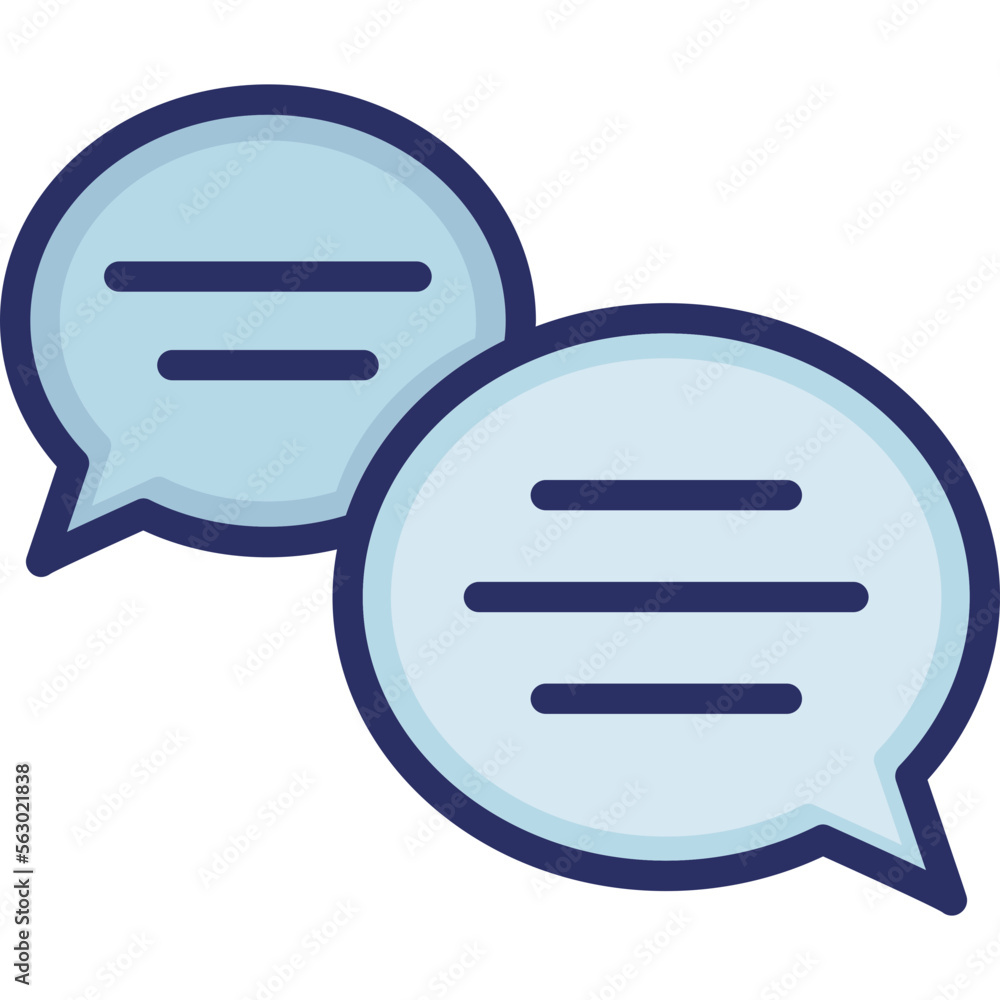 Chat bubbles, chat room Vector Icon which can easily modify or edit
Chat bubbles, chat room Vector Icon which can easily modify or edit