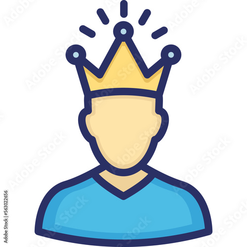 Crown, esteem Vector Icon
