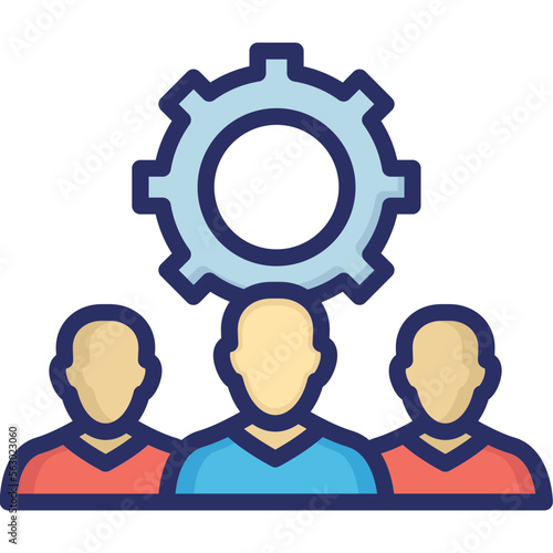 Cogwheel, management Vector Icon