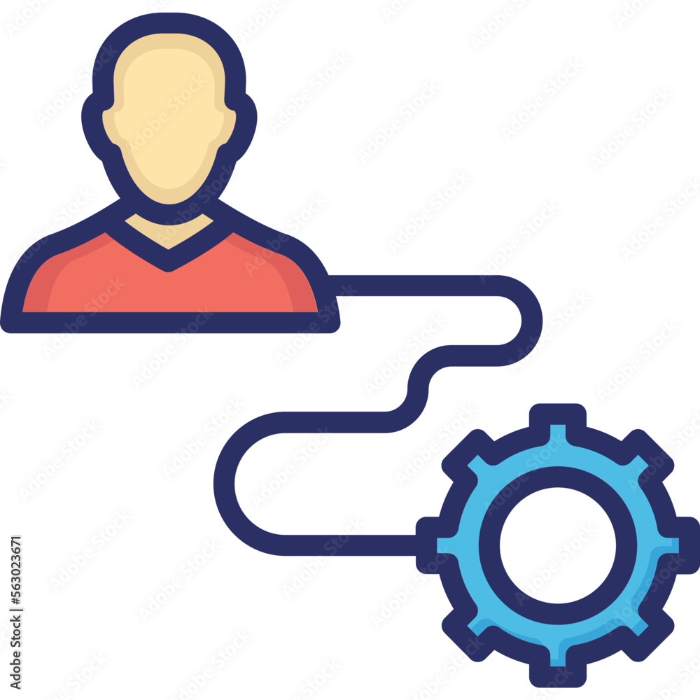 Account, cog Vector Icon
Account, cog Vector Icon