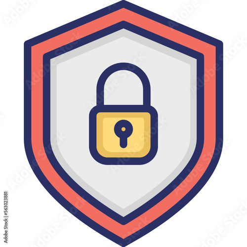 Lock, privacy Vector Icon 