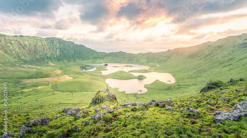 Corvo in the Azores