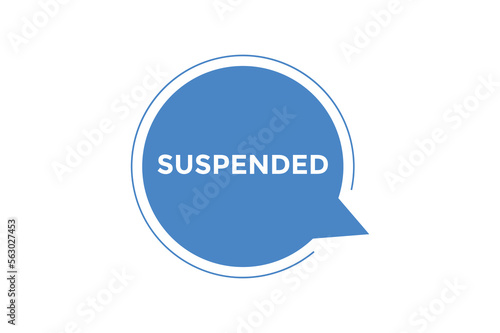 Suspended button web banner templates. Vector Illustration
