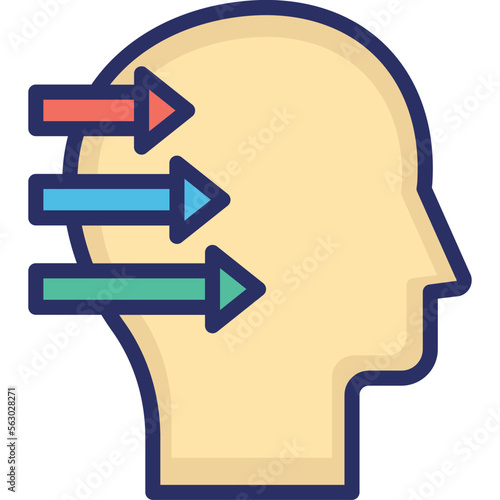 Head, influence Vector Icon

